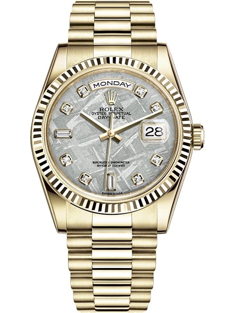 rolex day date meteorite 36mm